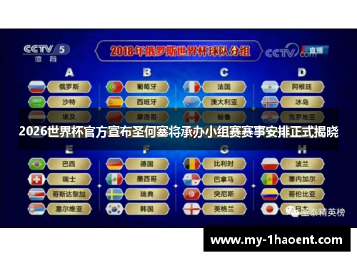 2026世界杯官方宣布圣何塞将承办小组赛赛事安排正式揭晓